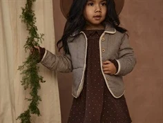 Lil Atelier rocky road jakke short loose tern